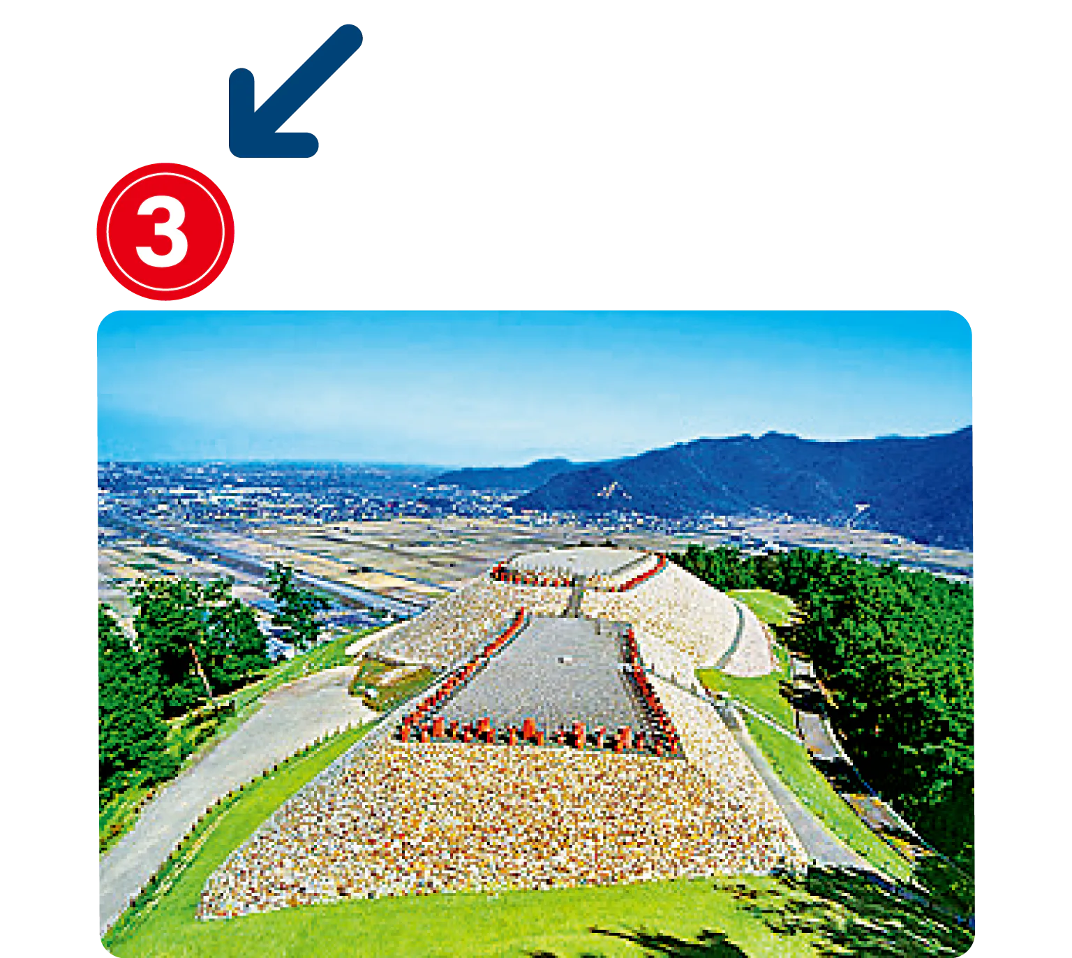 科野の里歴史公園の古墳の画像