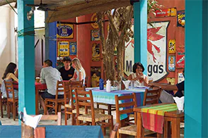 ベアフット ガーデン カフェの内観の画像