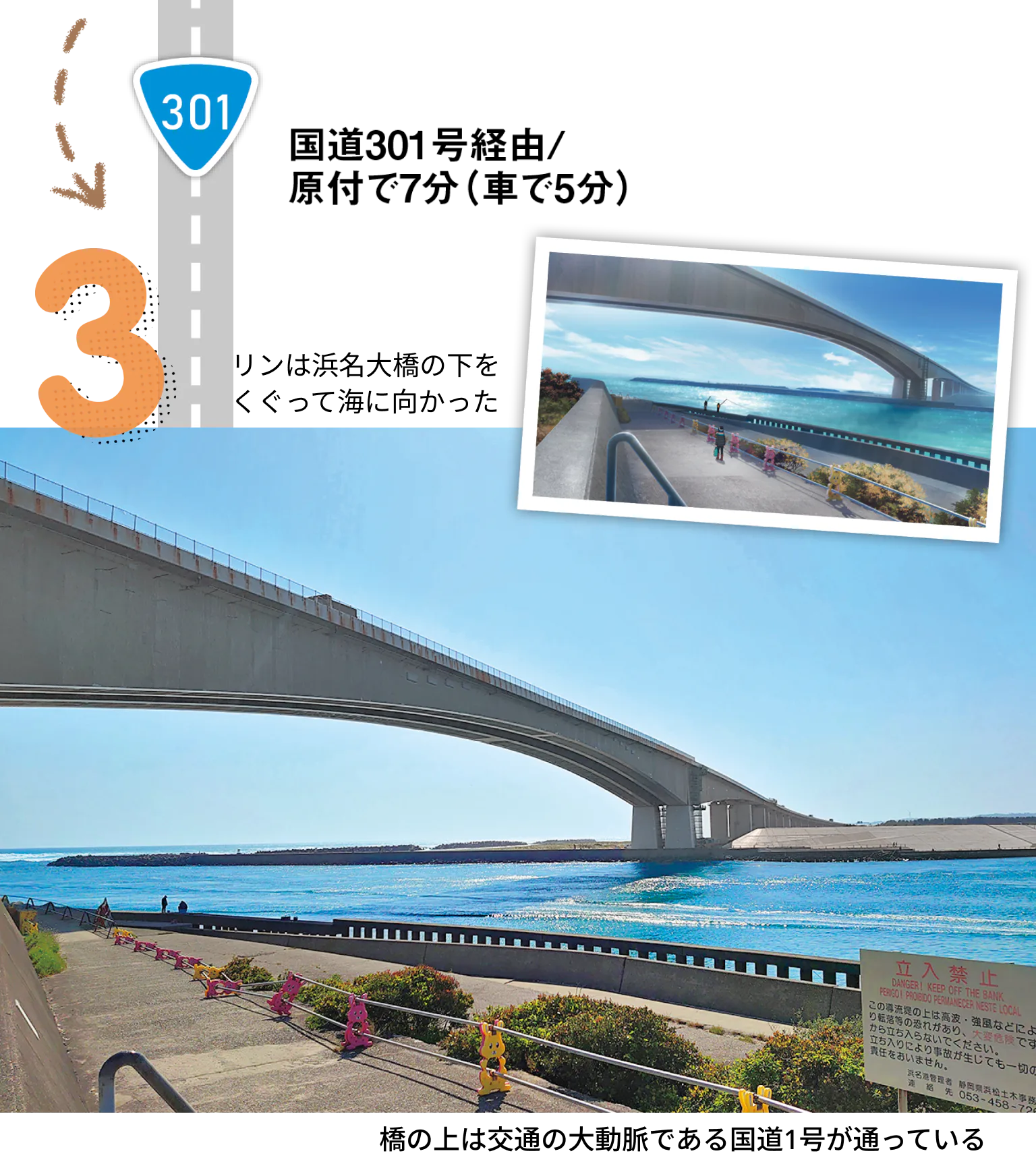 大迫力の浜名大橋にびっくりの画像