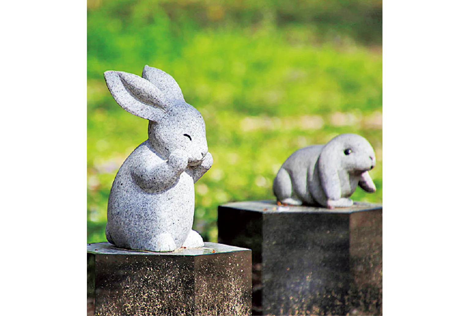 ウサギ像の画像