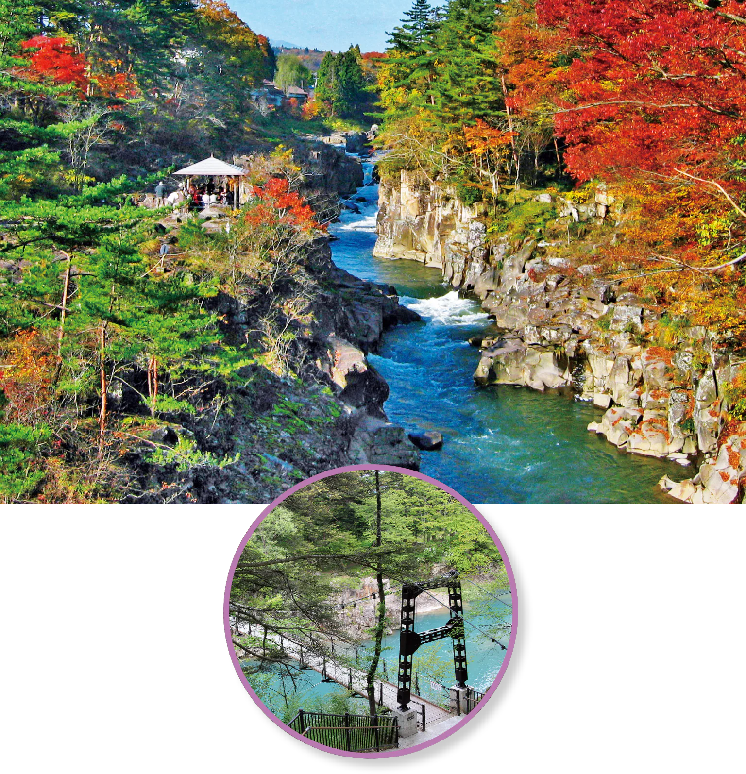 岩手】平泉・一ノ関│厳美渓＆猊鼻渓で絶景観光！空飛ぶだんごや運玉