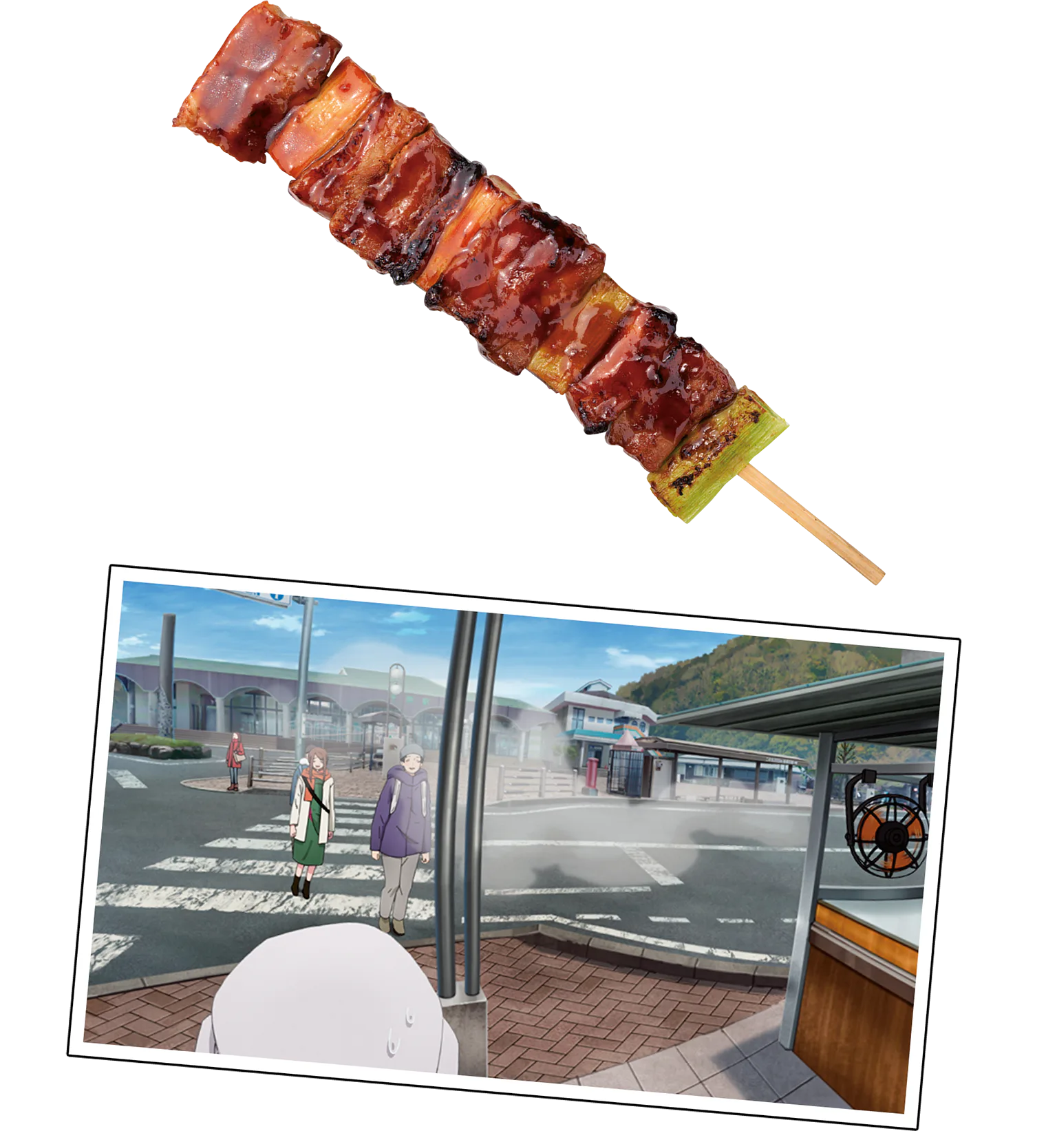 豚串となでしこの画像