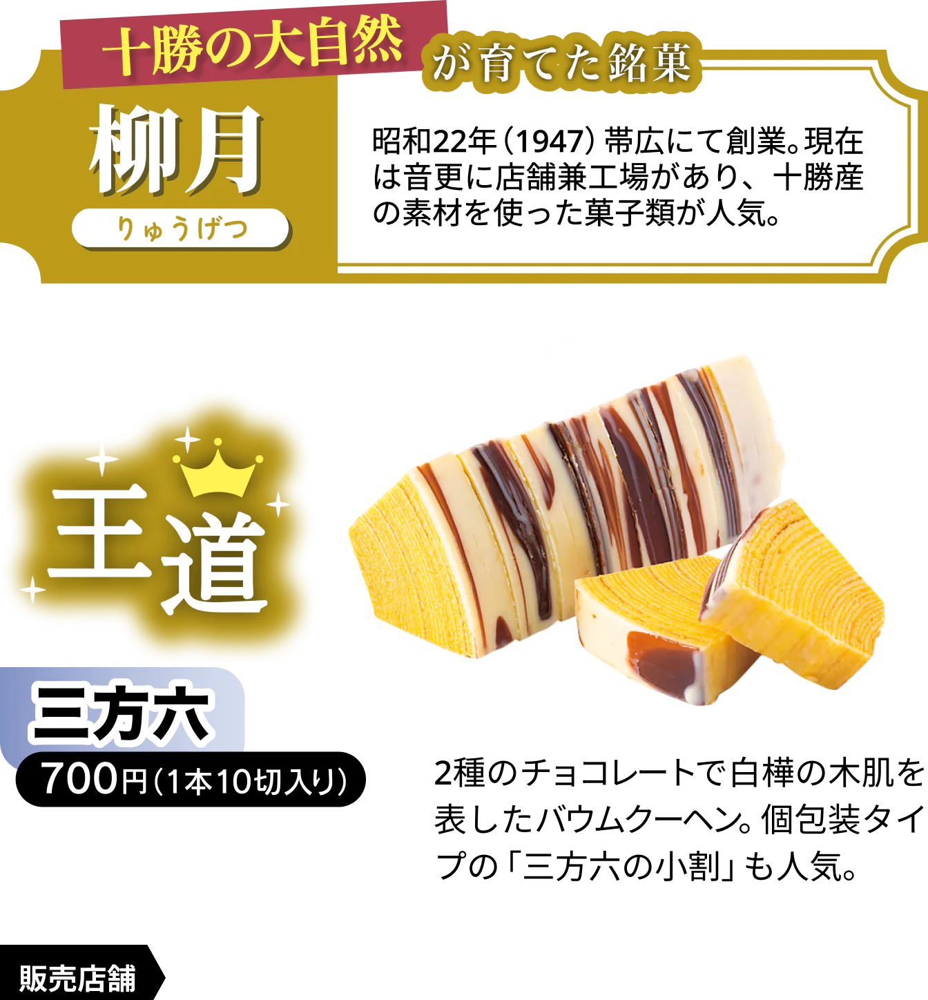 柳月の三方六の画像