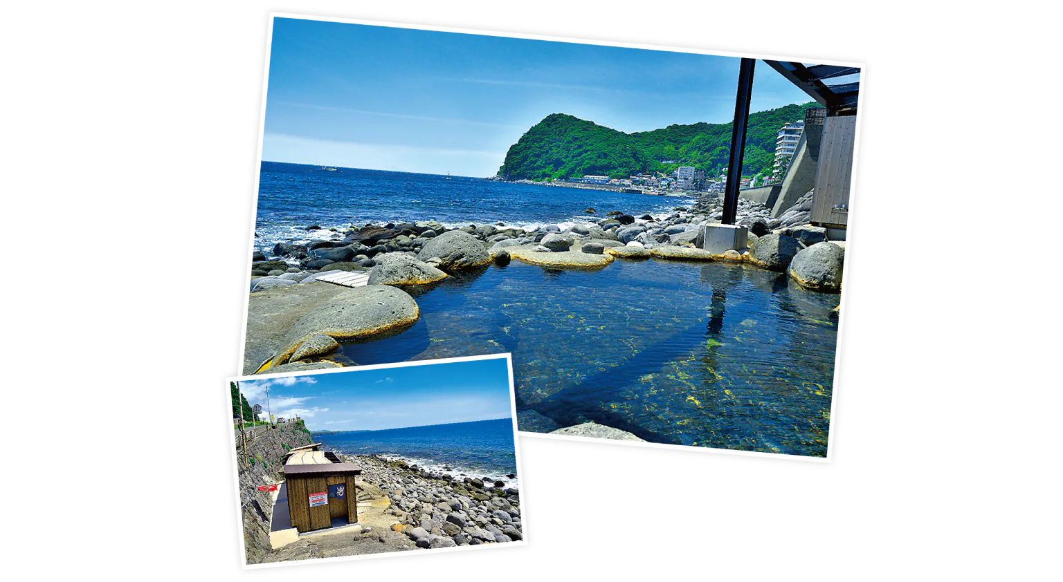 黒根岩風呂の露天風呂、岩風呂の画像