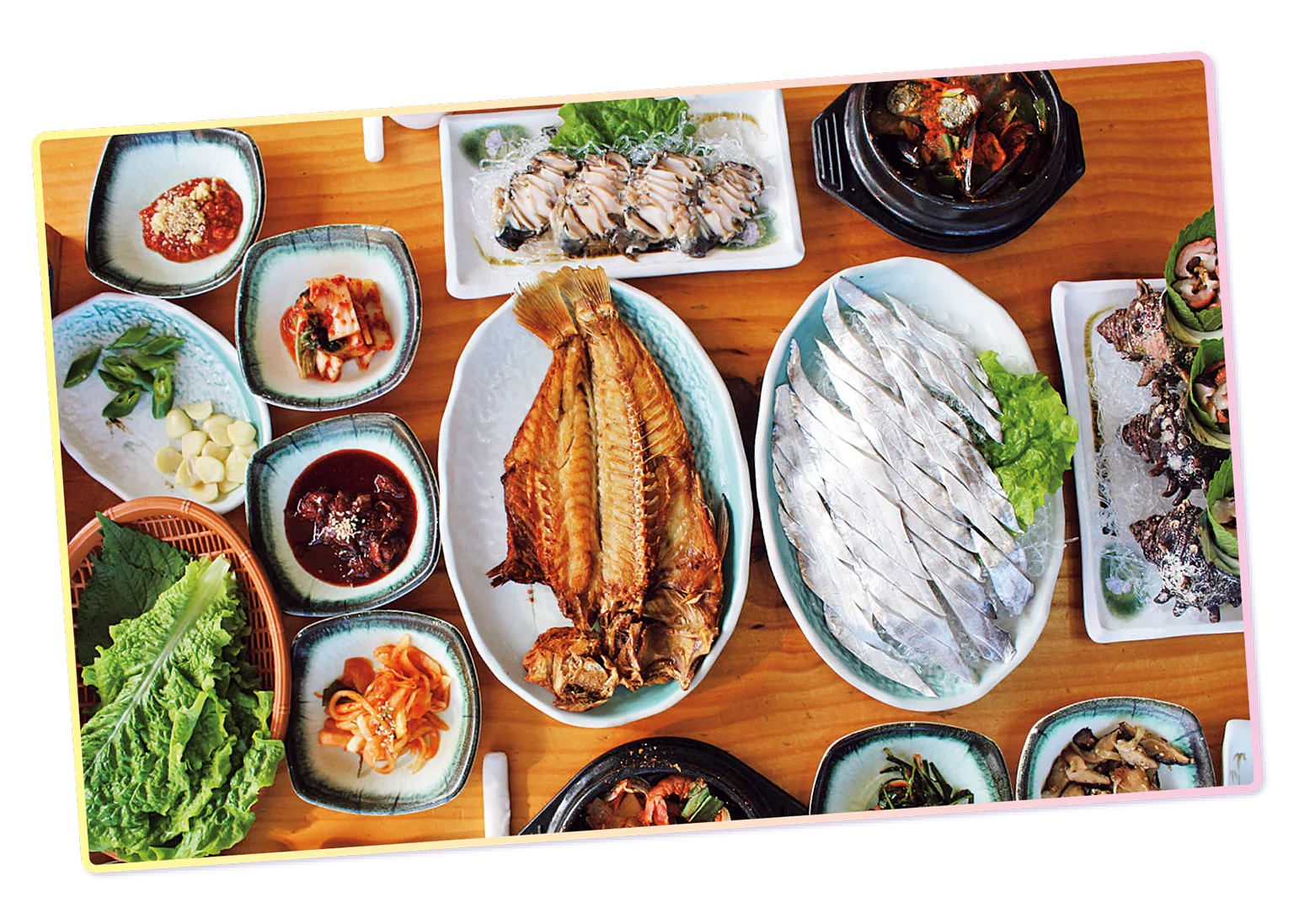 眺めのいい店&黒豚の料理の画像