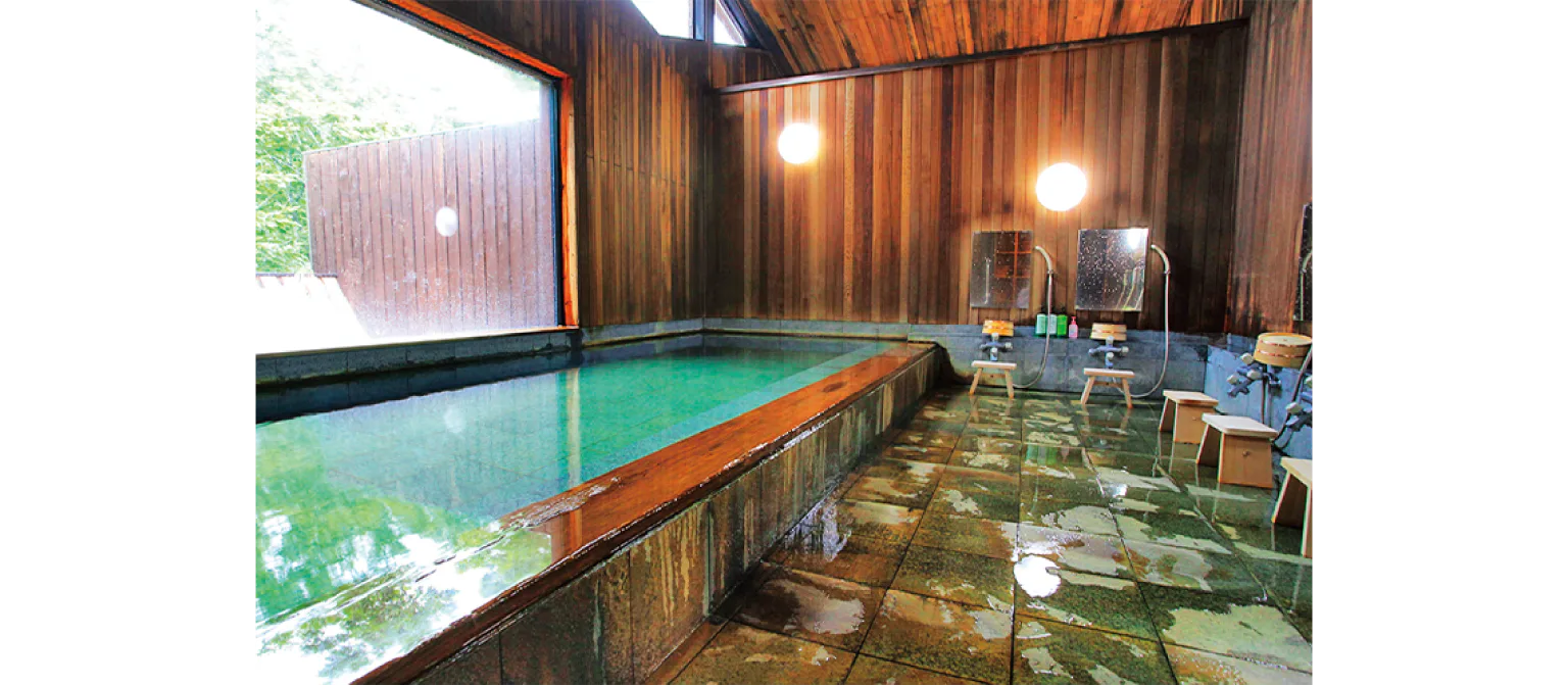 いわない温泉 髙島旅館の露天風呂の画像