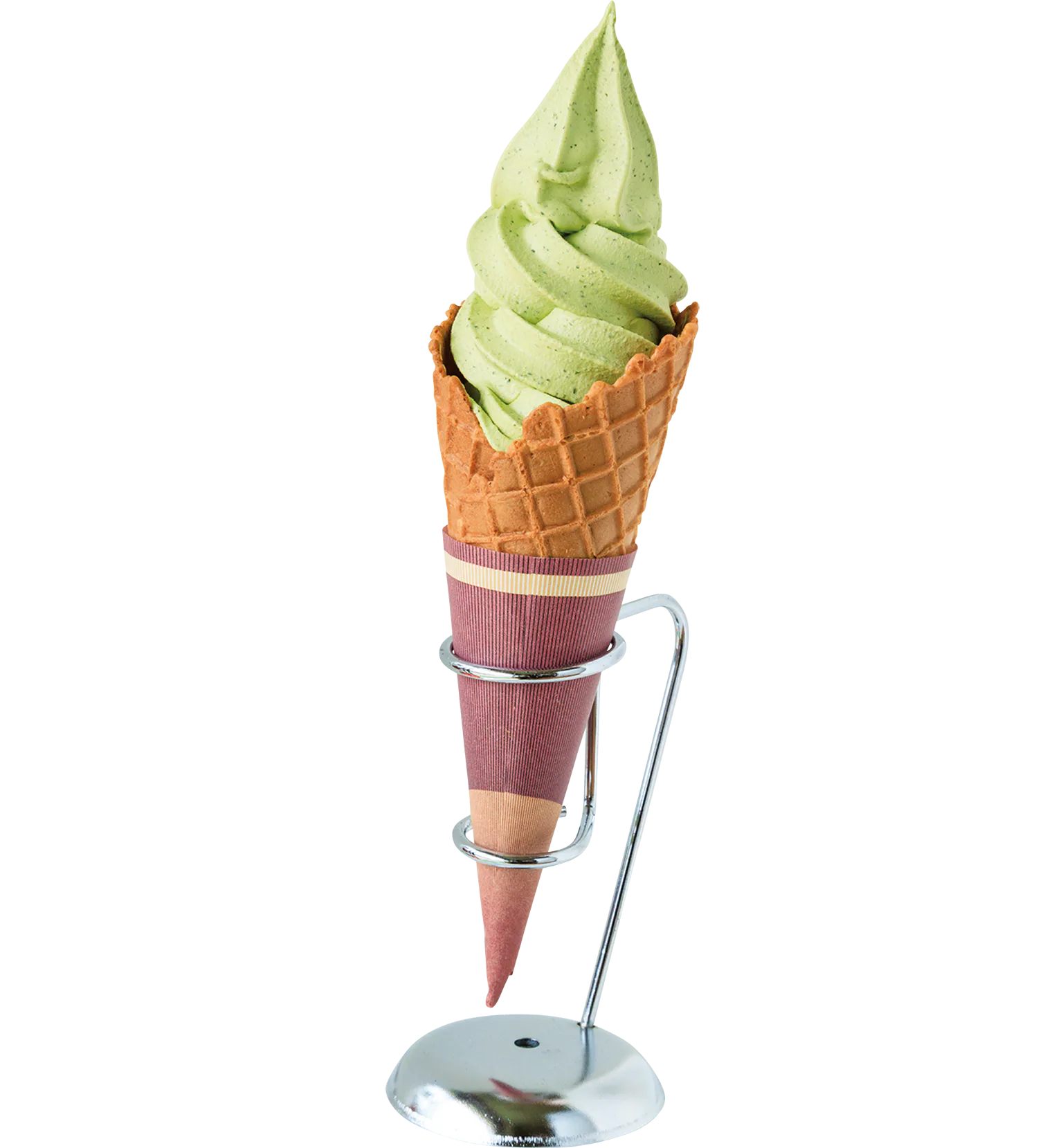 川根茶ソフトクリームの画像