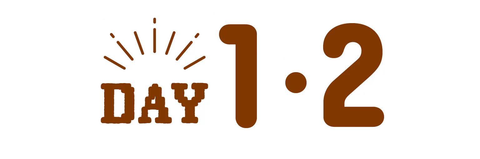 DAY1・2の見出し