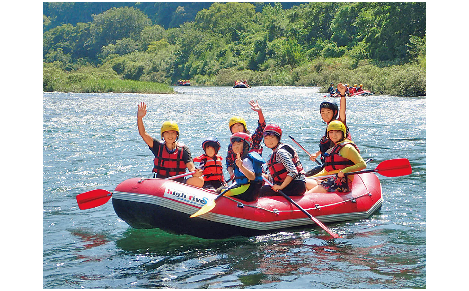 によど川満喫ラフティングツアーの紹介画像