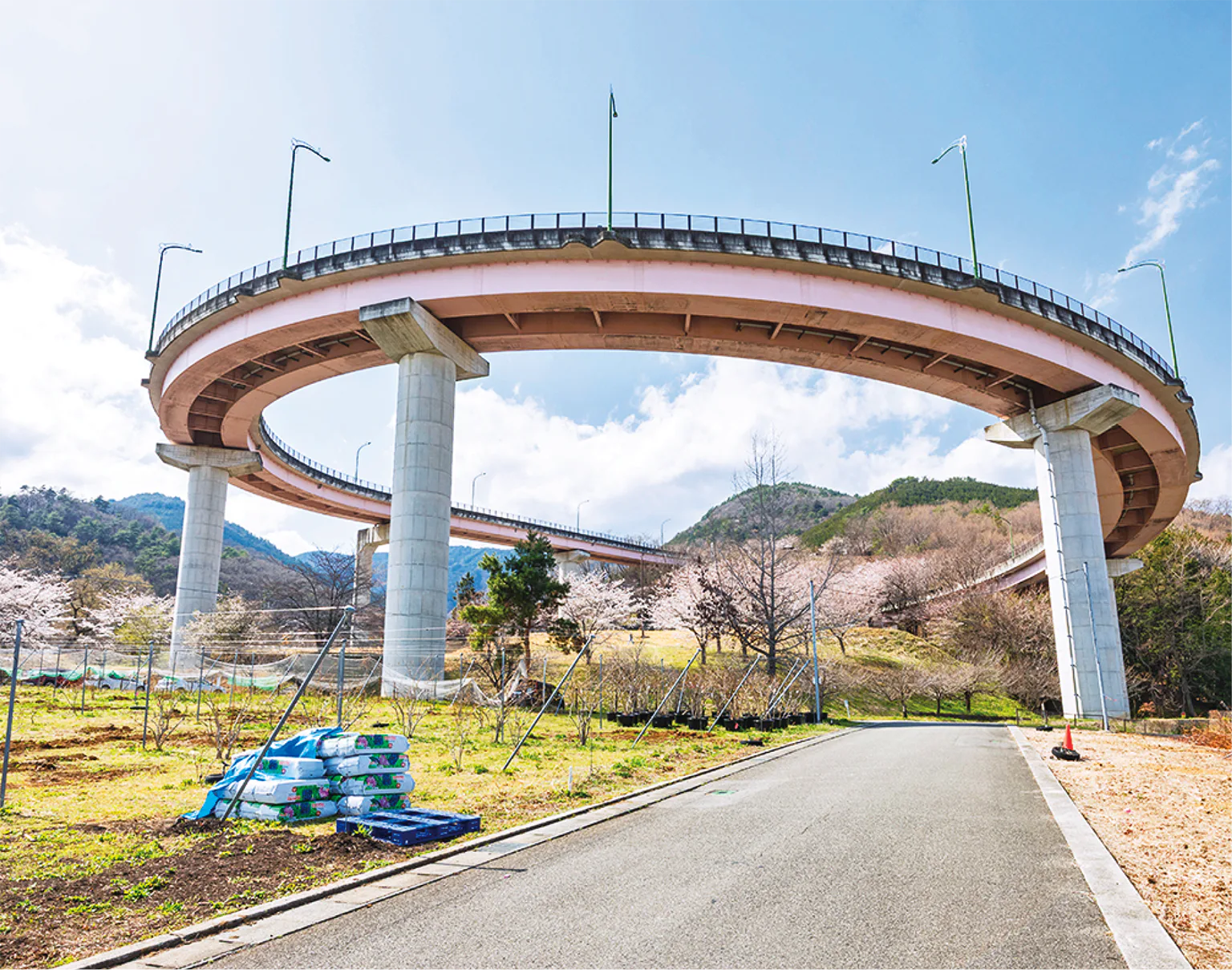 ループ橋の画像
