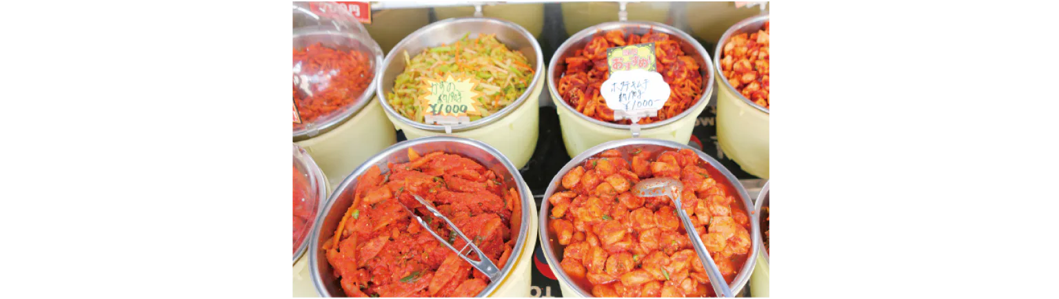 本店でキムチのみやげショッピングの紹介画像