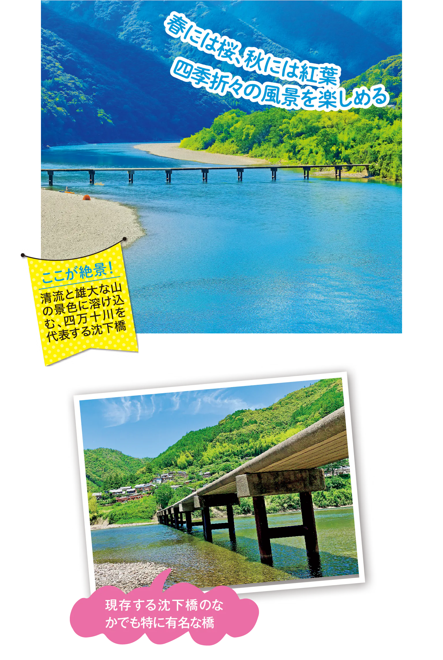 岩間沈下橋の紹介画像