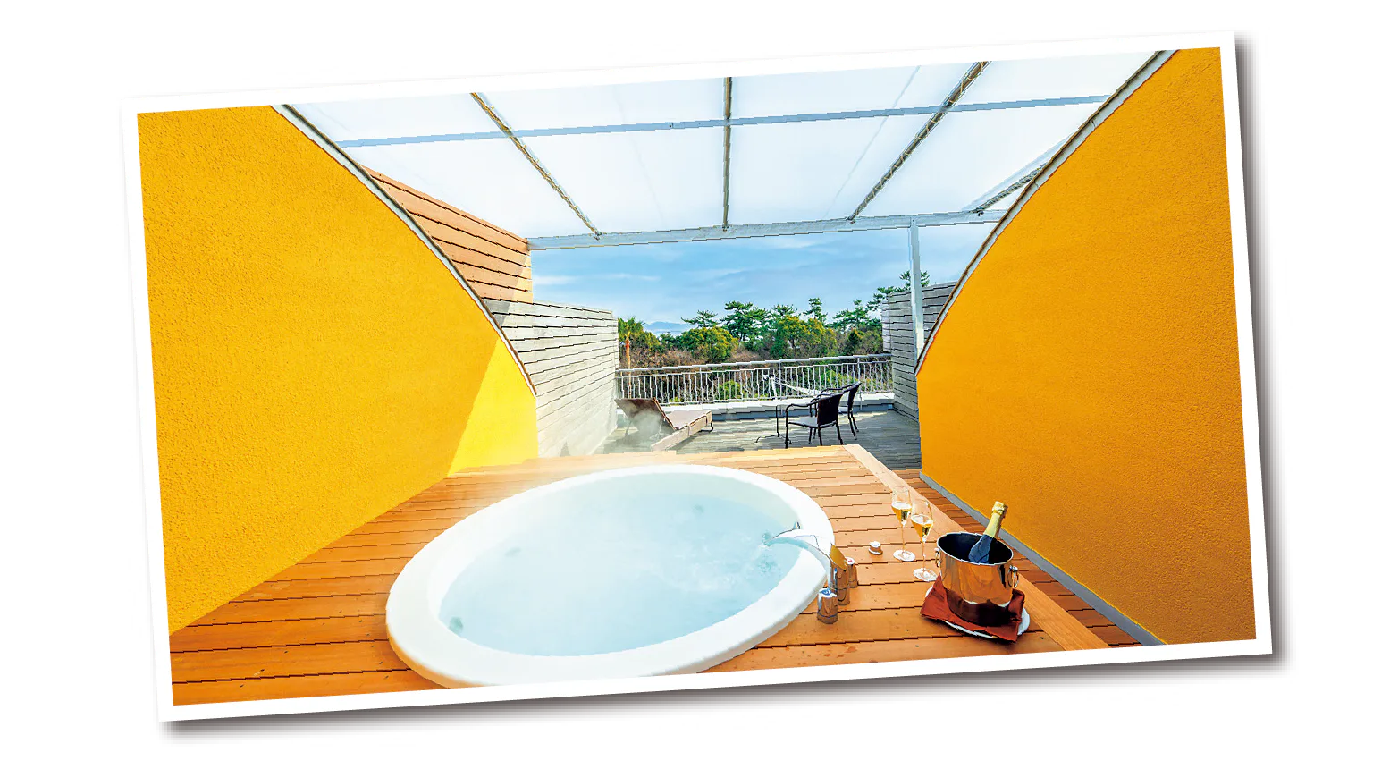 全客室の屋上にジャグジーを設置の紹介画像