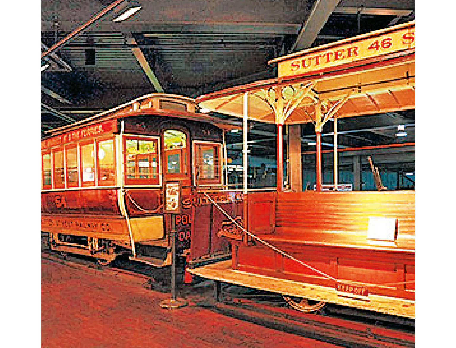 サター・ストリート鉄道のNo.46グリップカーは1870年代のもの　の画像