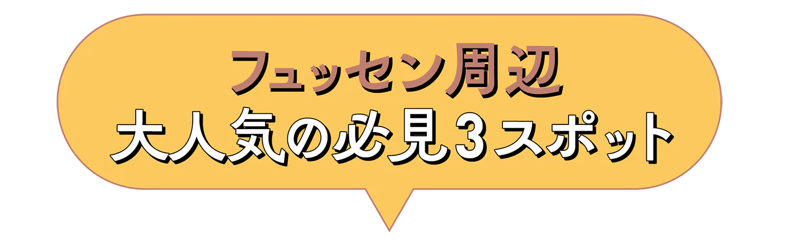 フュッセンの必見3スポットの見出し