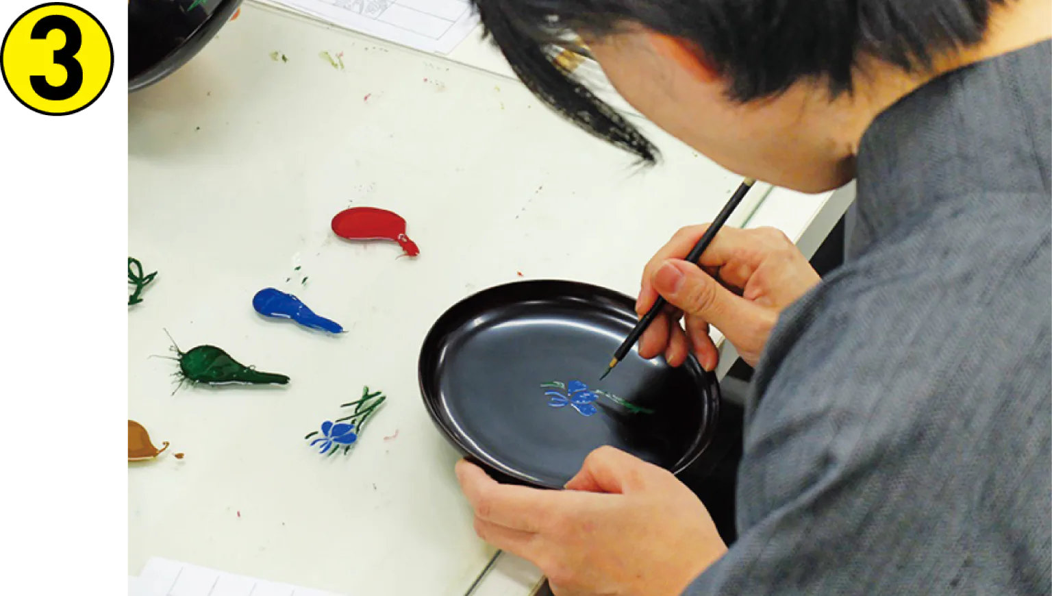 うるし塗体験工房Kurasでうるし塗体験の画像