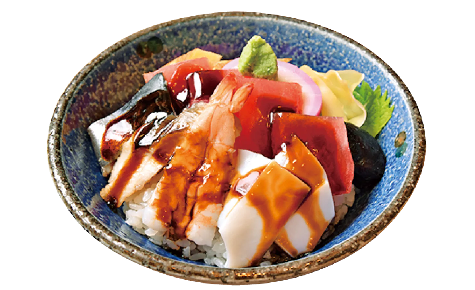 タレをのせた海鮮丼やちらし寿司も人気／すし処 魚保