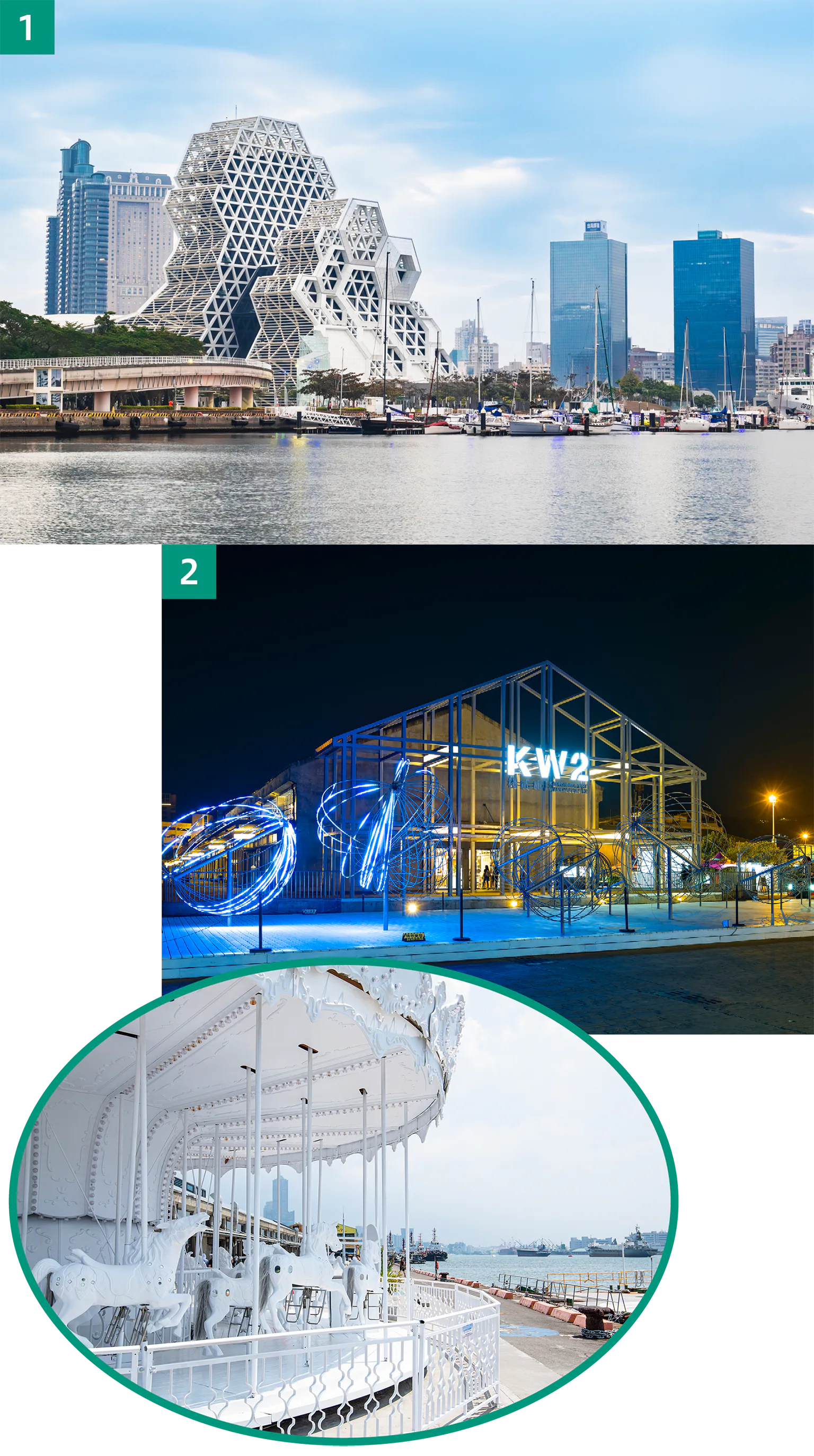 高雄流行音楽中心と棧貳庫KW2の画像