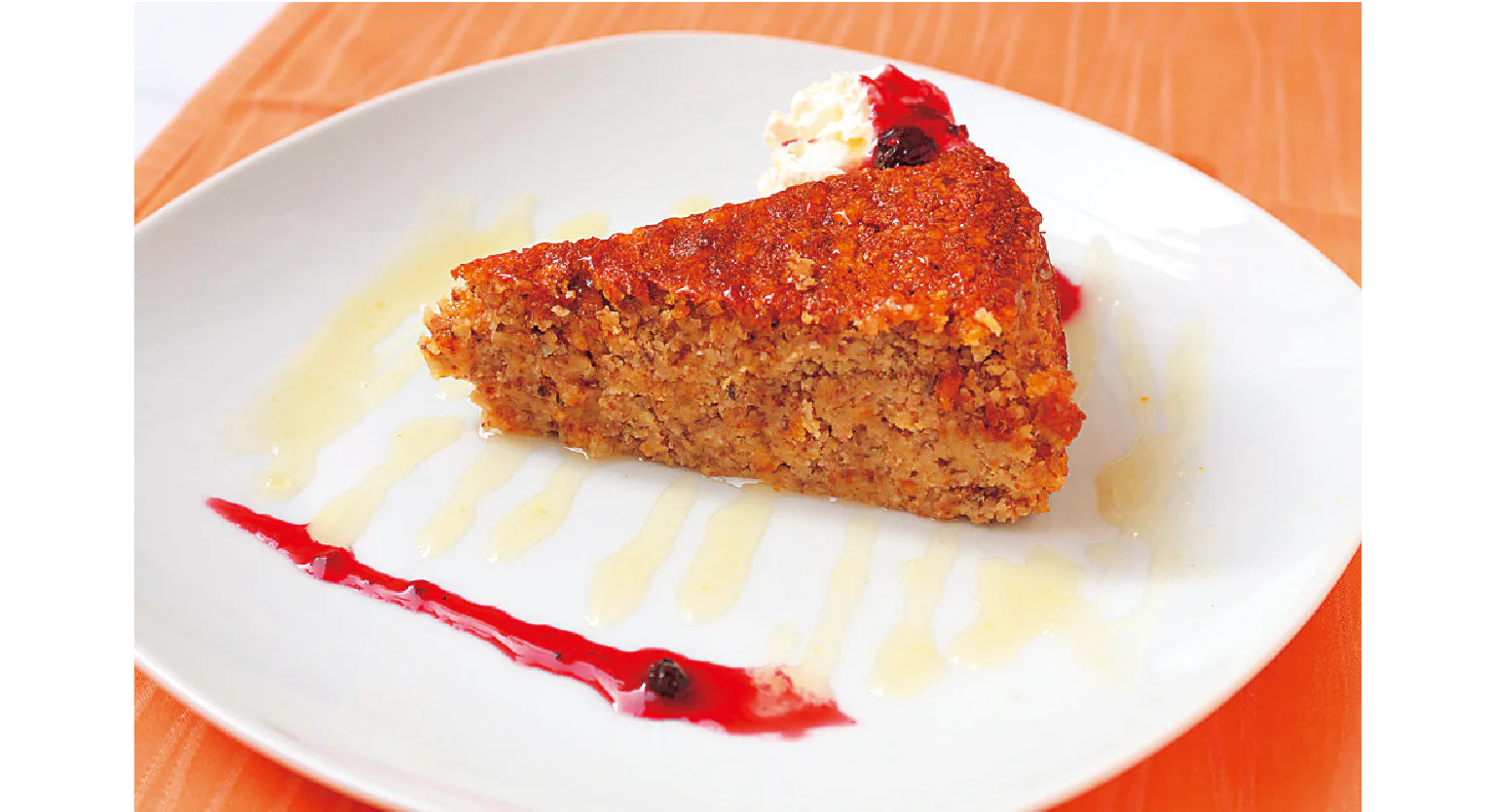 自家製オ レンジケーキの画像