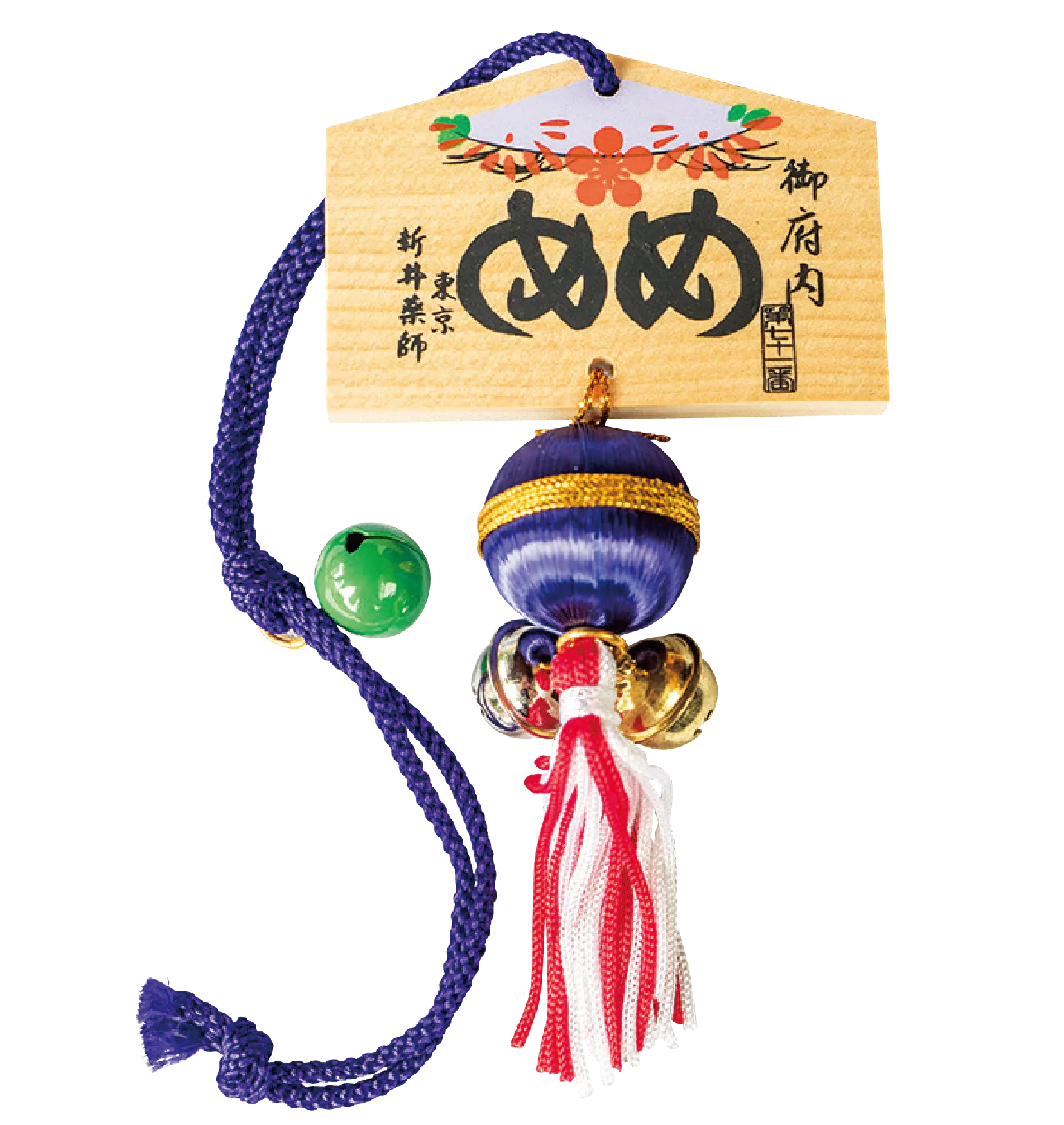 めめ絵馬鈴守の画像