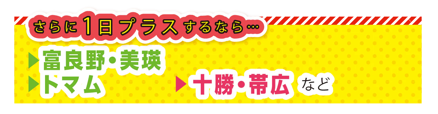 さらに1日プラスするなら…の画像