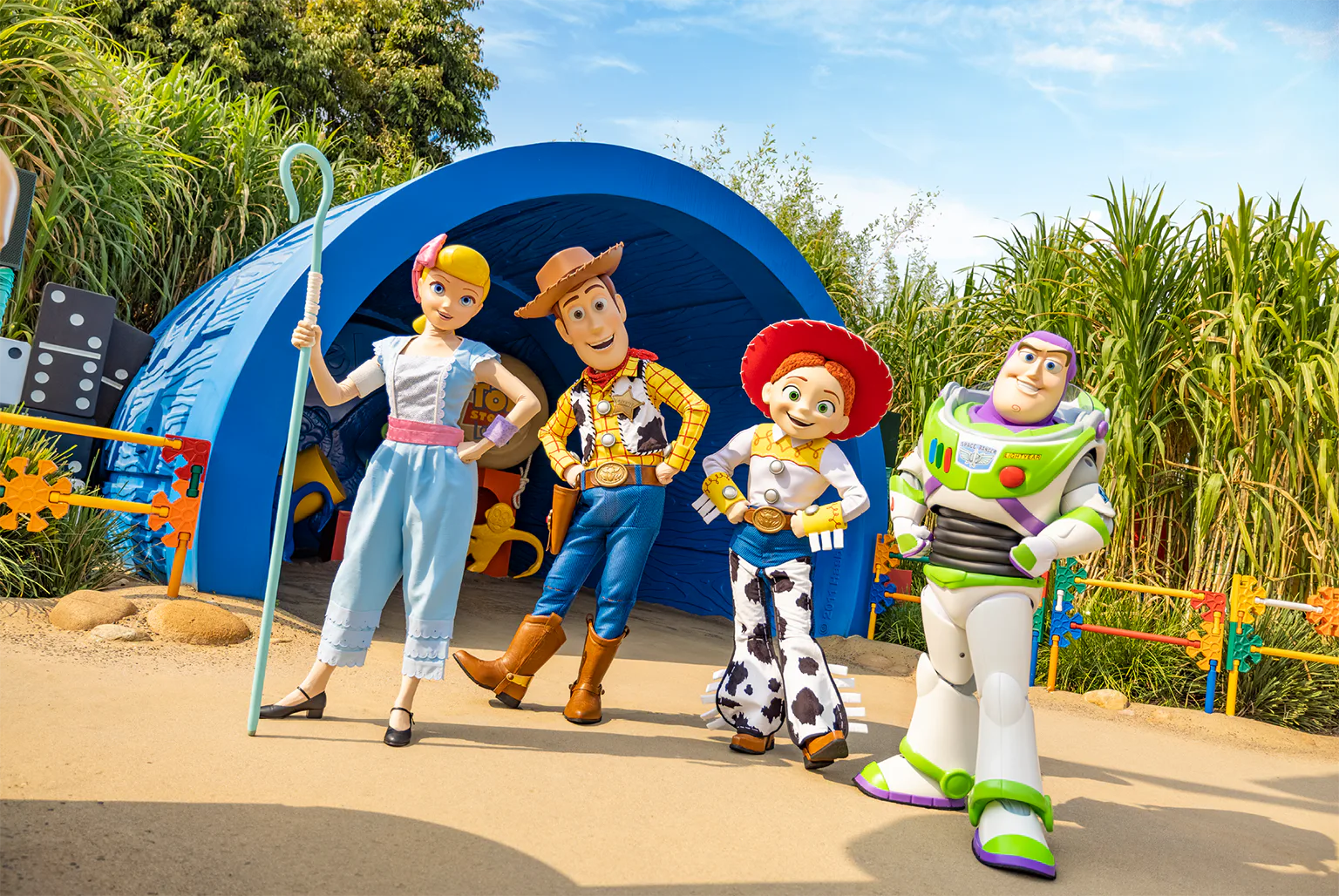 香港ディズニーランドのトイ・ストーリーランドの画像