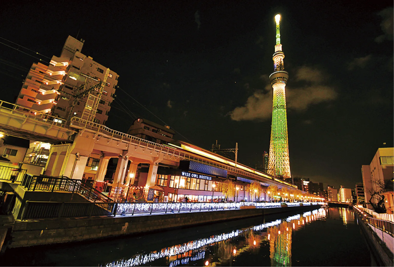 東京ミズマチで夜景を楽しむの画像