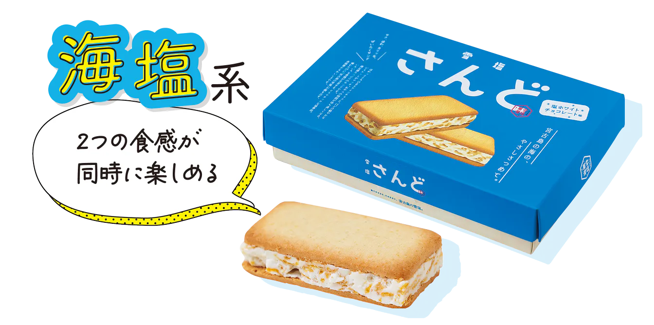わしたショップ国際通り店で買える雪塩さんど 6個入り 1200円の画像