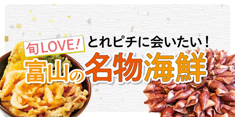 富山の海鮮5選|旬の海鮮・白エビや紅ズワイガニを人気店や有名店で食べ尽くす