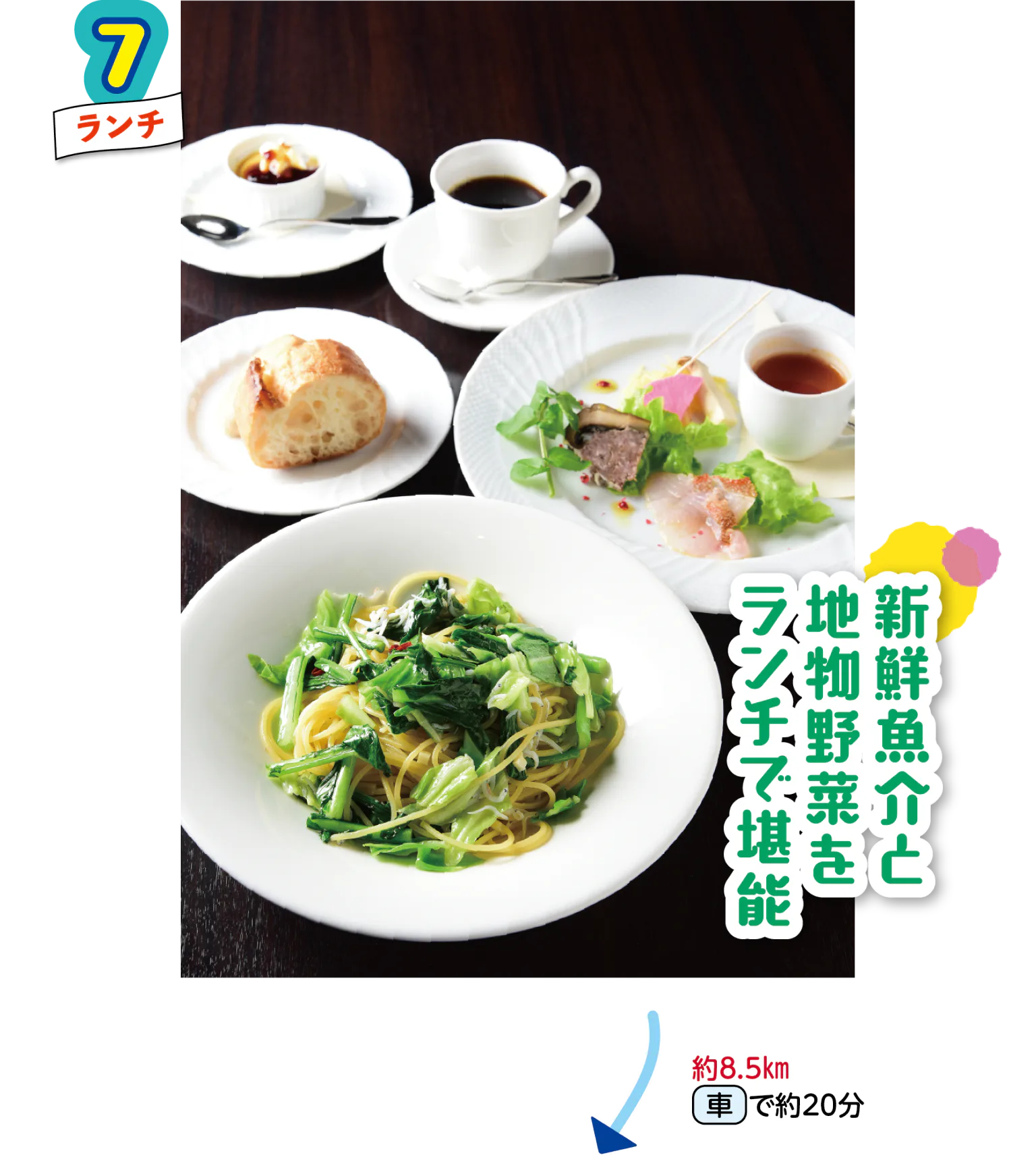 伊豆高原で地産地消ランチ