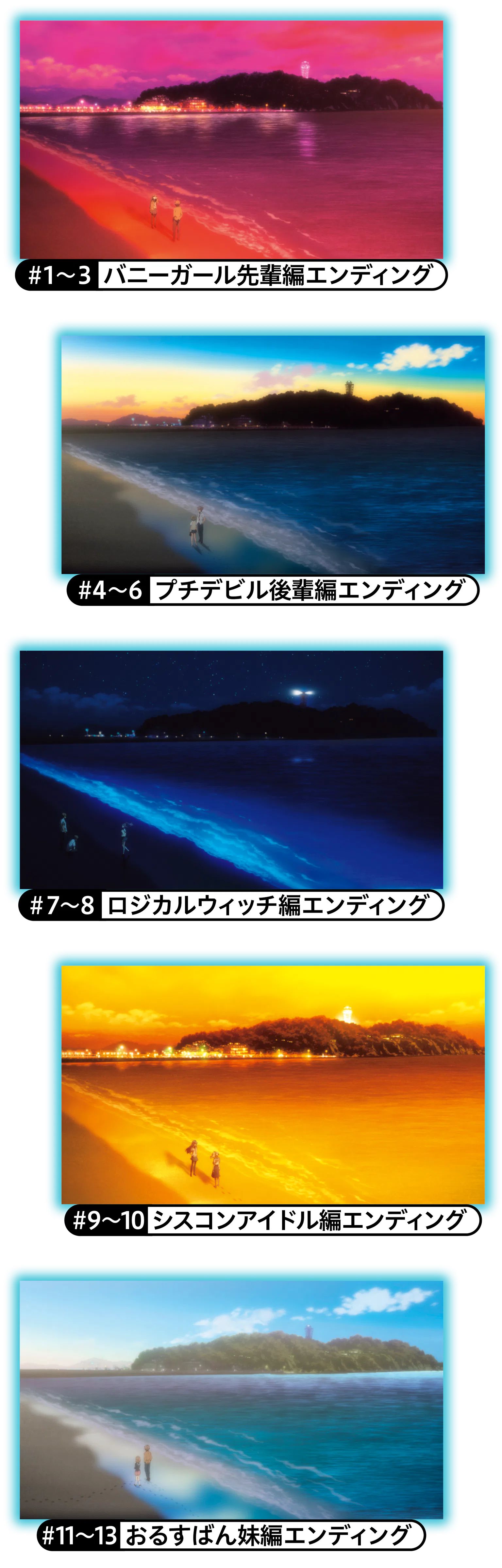 作中の鵠沼海岸の画像