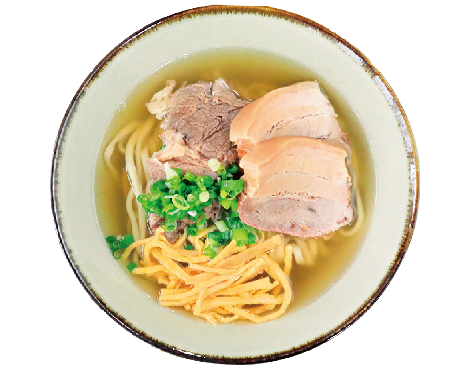 沖縄そば まるかみで正統派の沖縄そばを