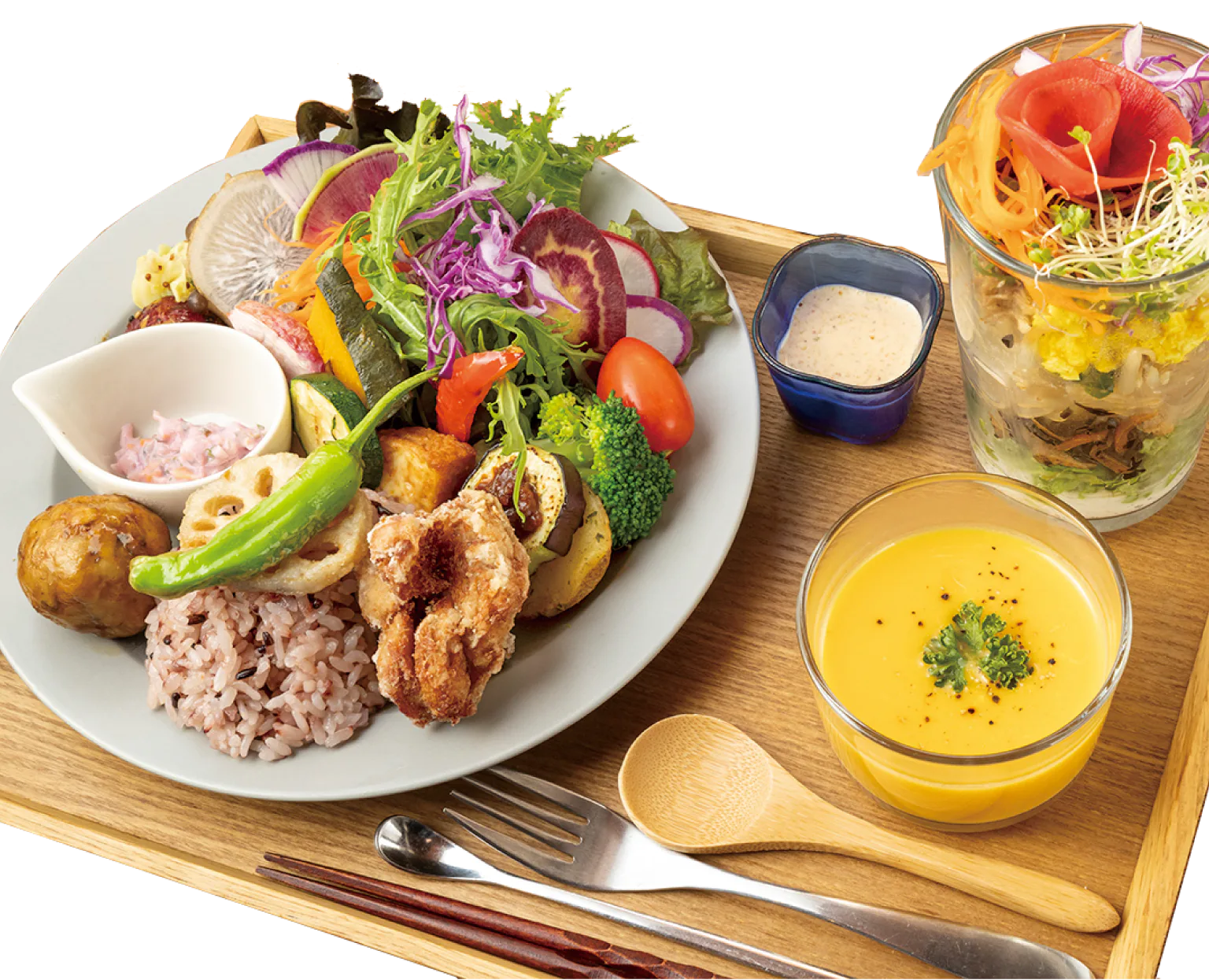 Vegan ブッダグラスプレート2300円