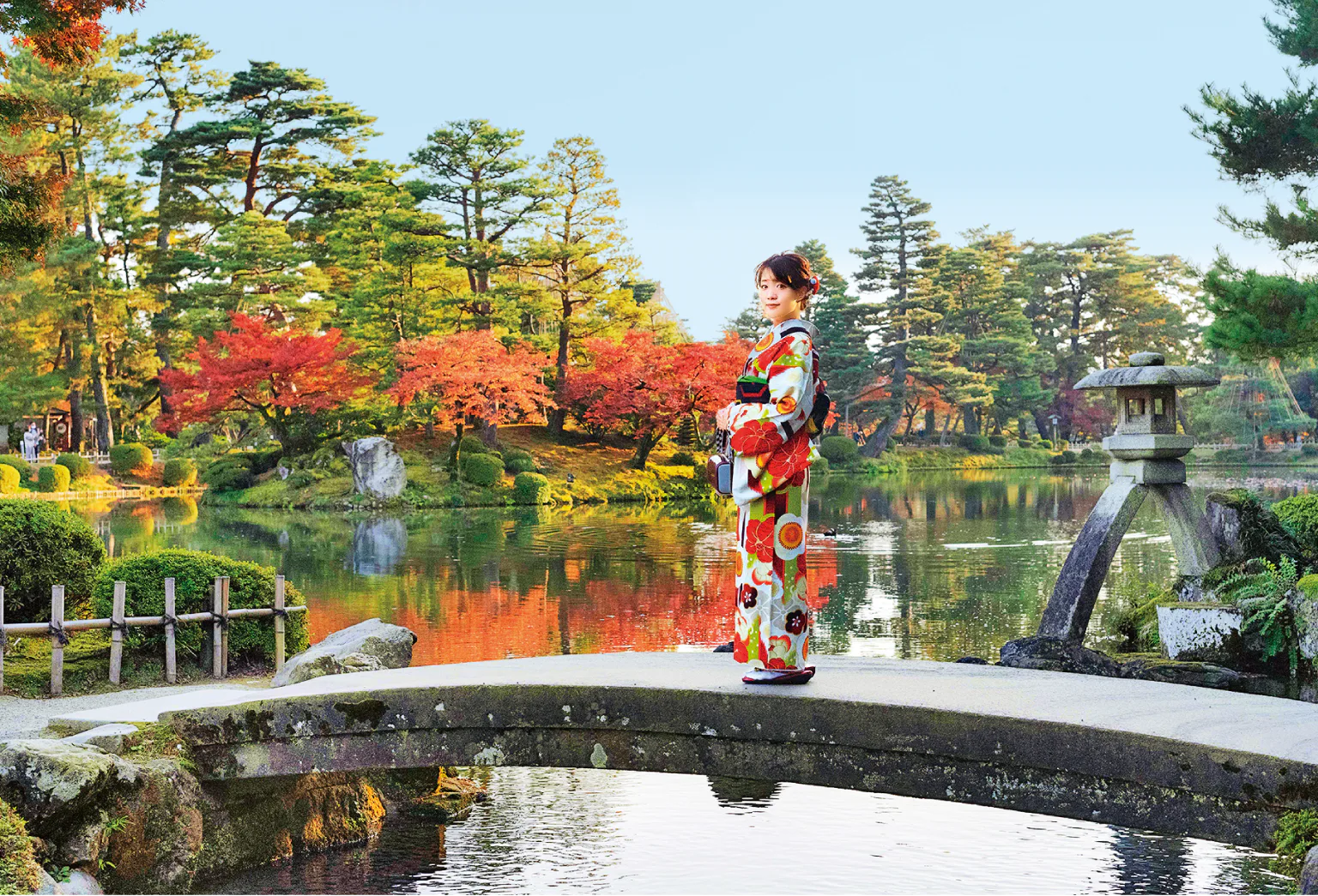 日本三名園の兼六園で金沢を象徴する美観に出会うの画像