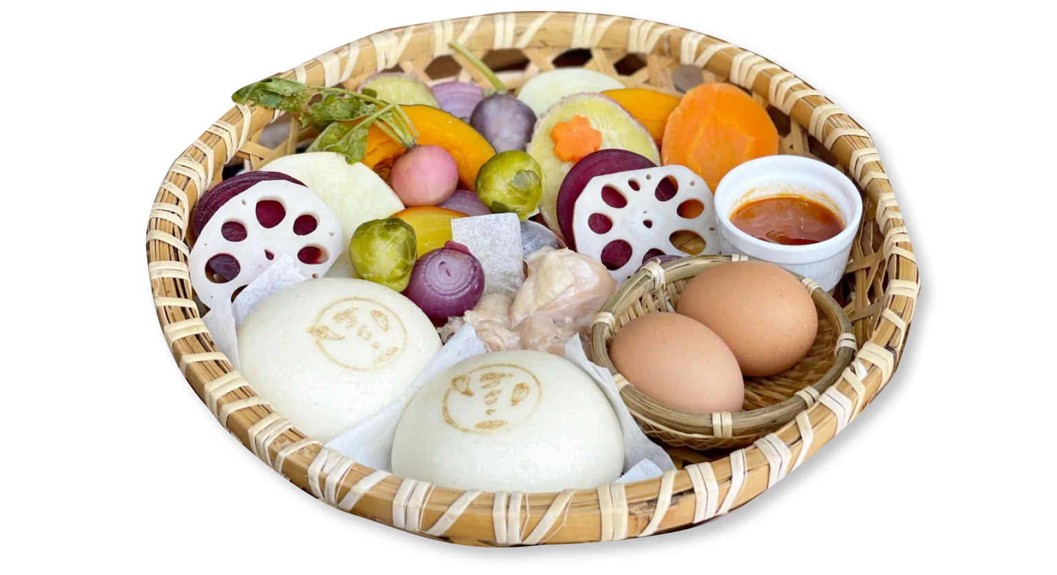 地獄蒸しごはんを体験の画像