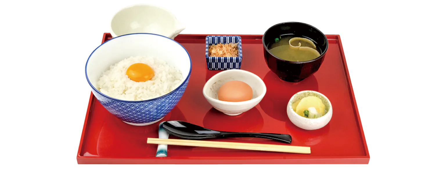 Komatsu 九のフードエリアの卵かけご飯の画像