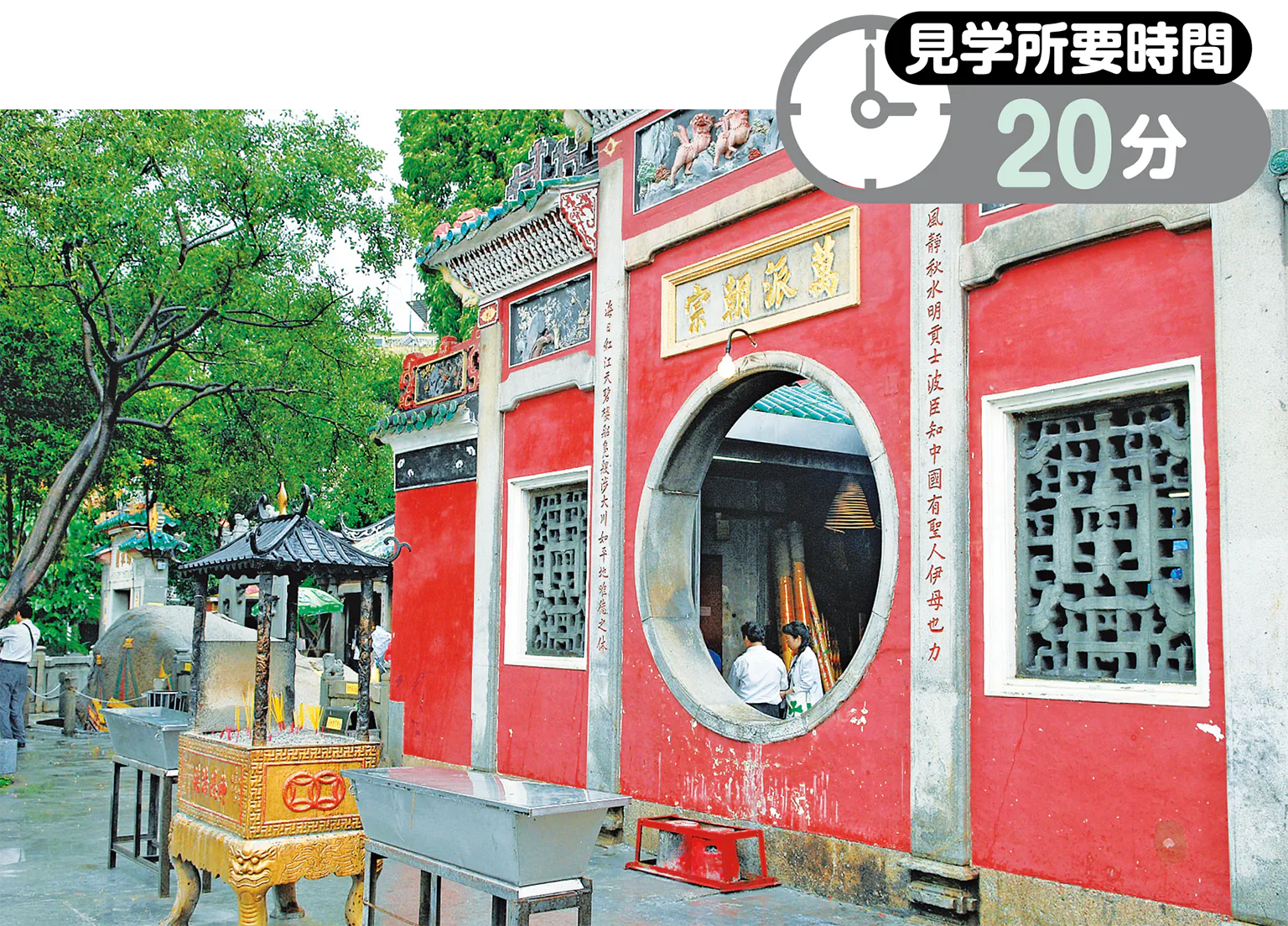 媽閣廟の外観の画像