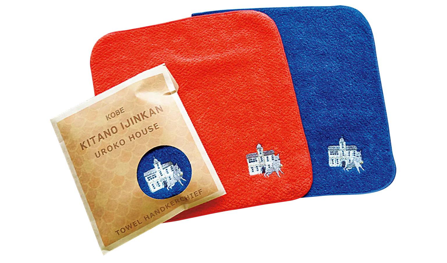 うろこの家タオルハンカチ