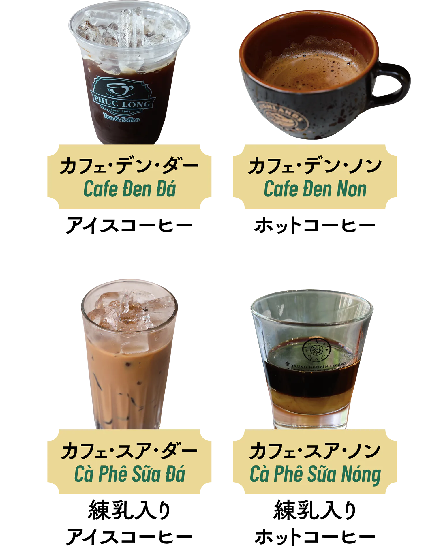 ベトナムの定番コーヒーの画像