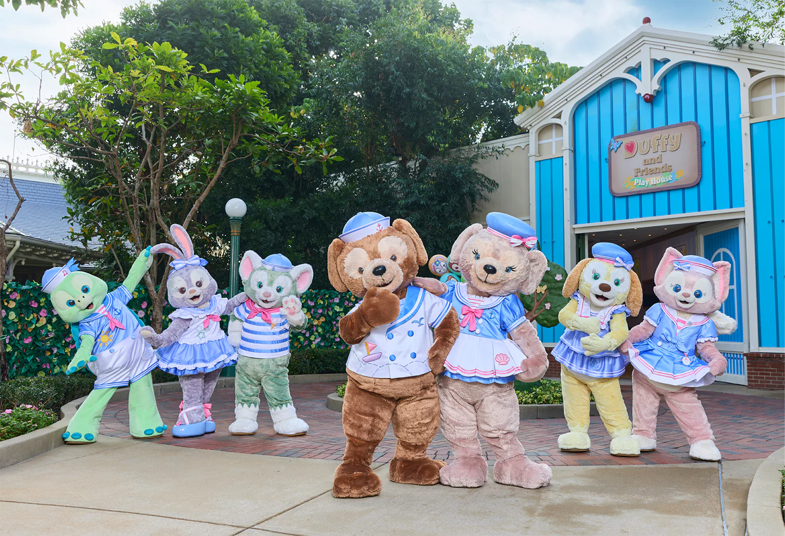 ダッフィー＆フレンズ プレイ・ハウスのグリーティングの画像