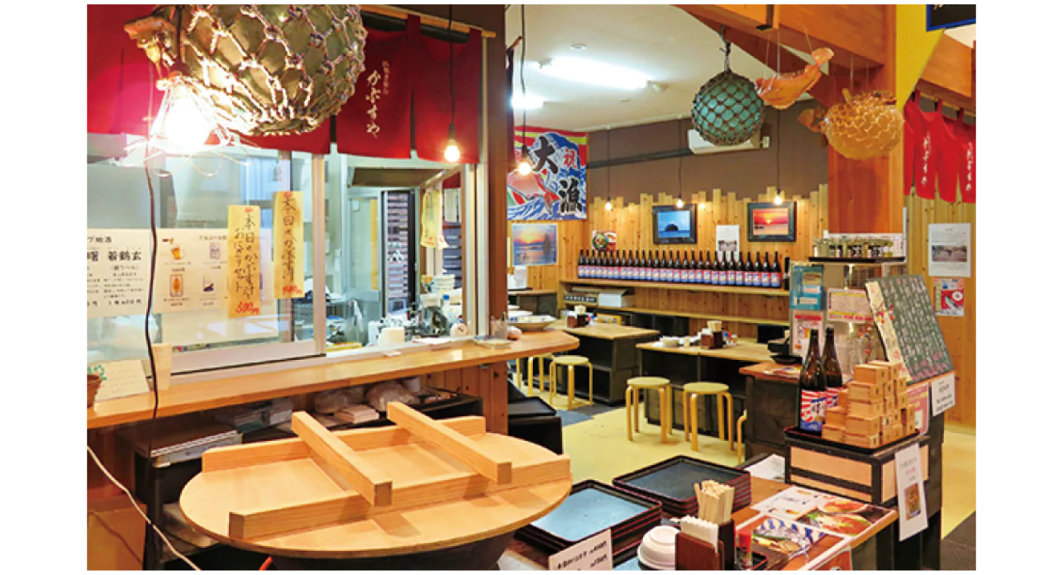 浜焼き屋台かぶすやの本日の店内画像