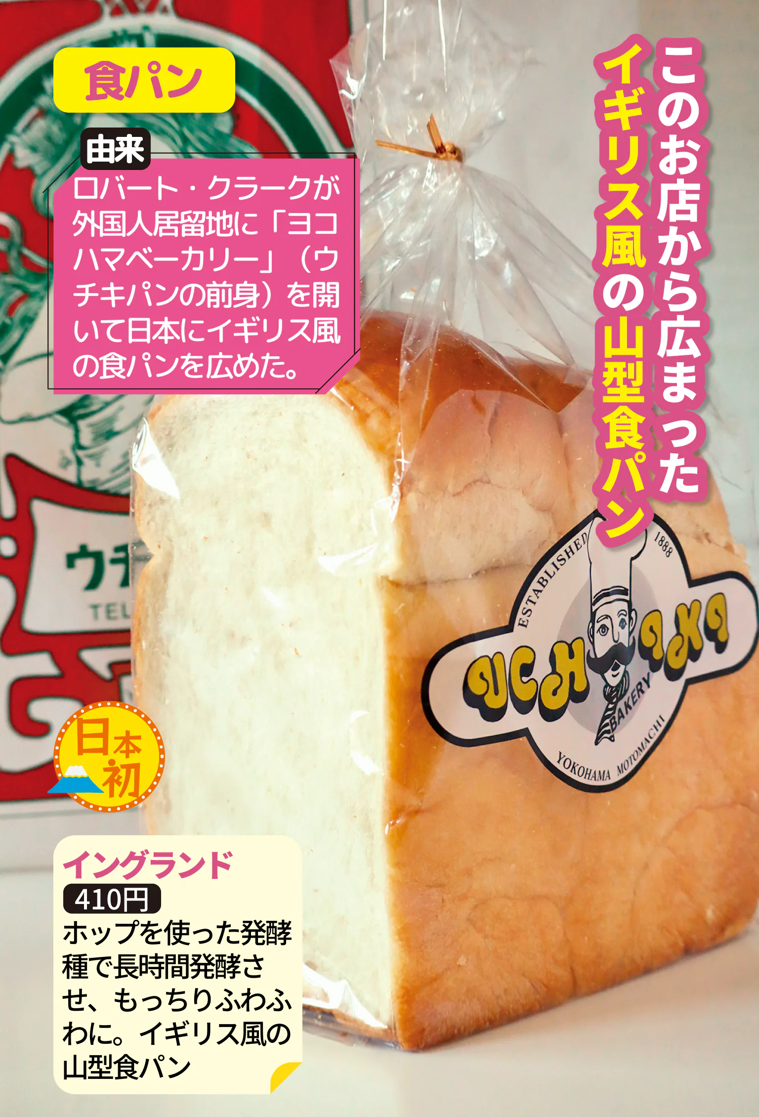 ウチキパンのイングランド（390円）の紹介画像