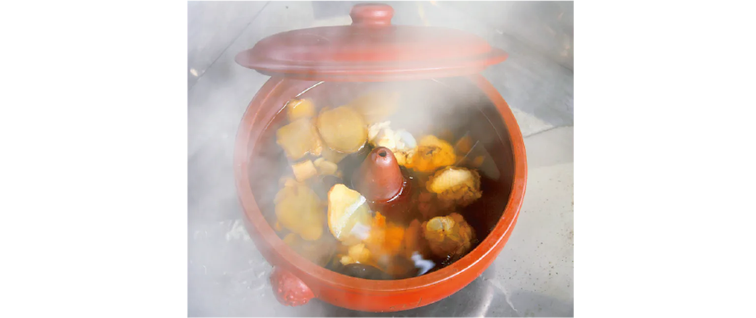 低温スチーム薬膳レストラン 蒸士茶楼の3000円のランチコースの画像