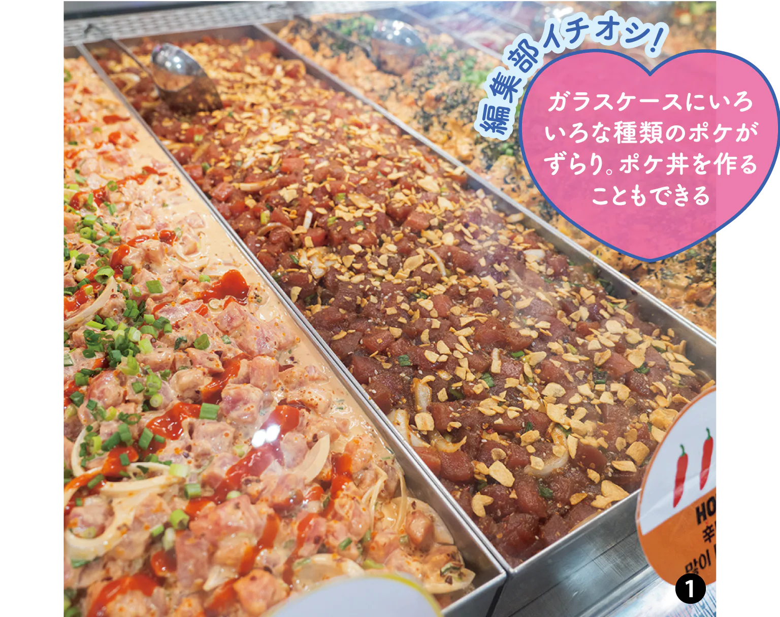 ガラスケースのポケの画像