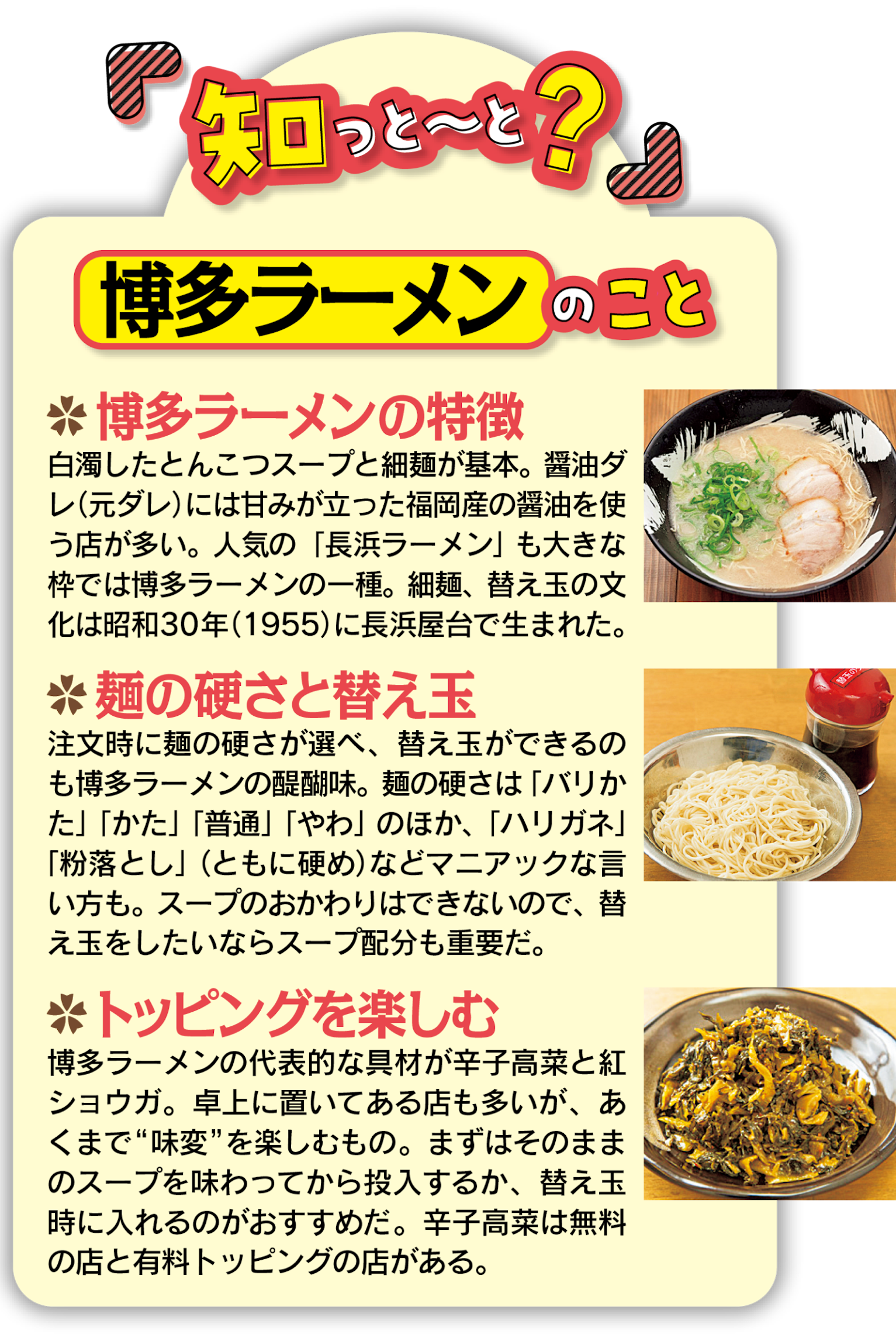 博多ラーメンのこと説明画像