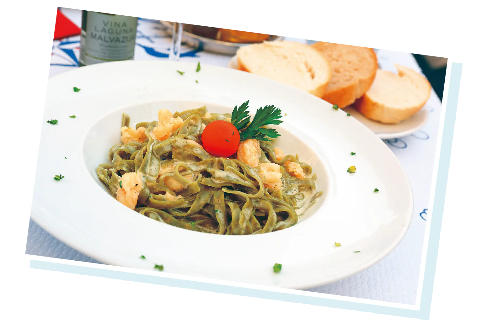 エビのタリアテッレの画像