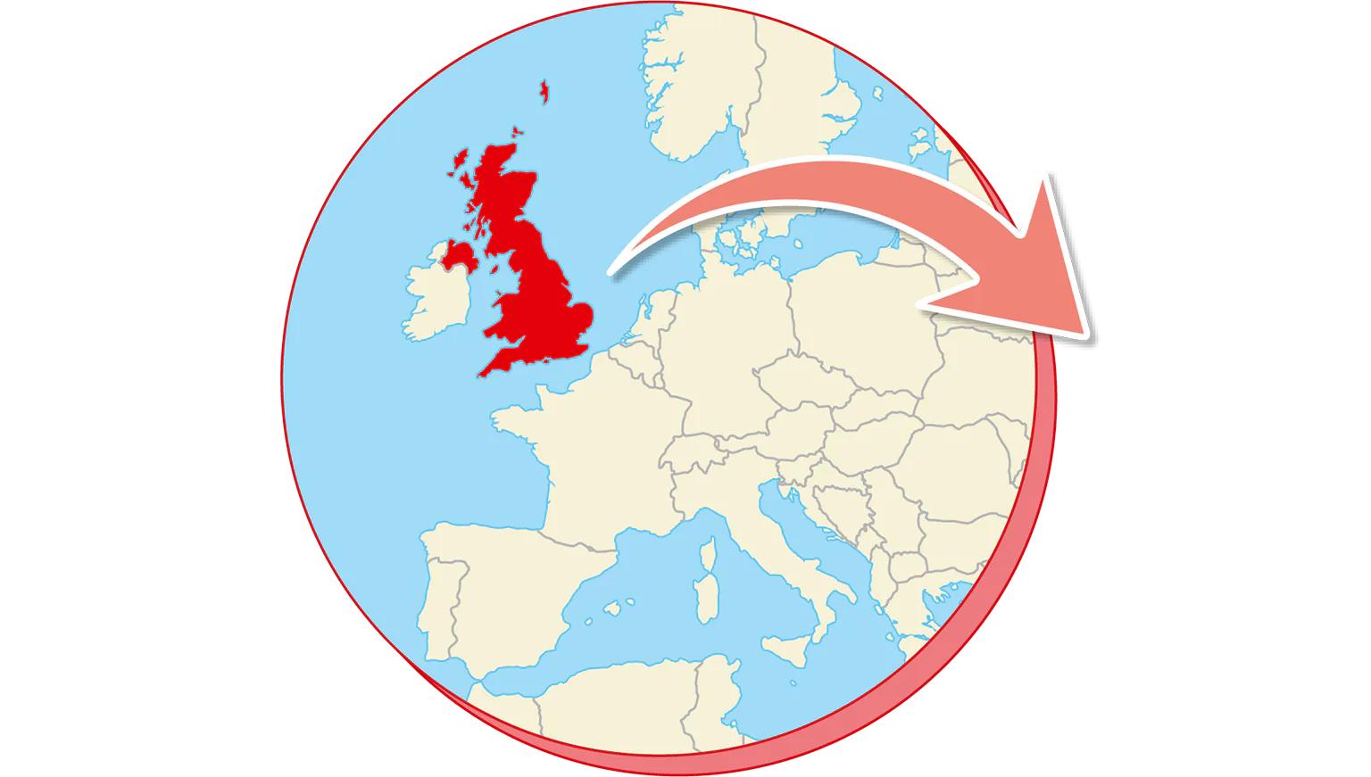 イギリスの地図の画像