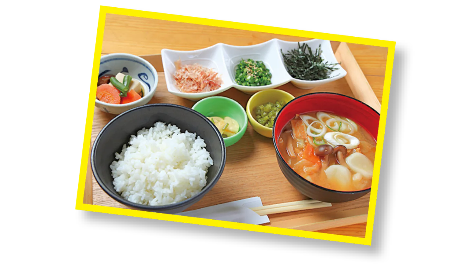 農場名物の本わさび飯の画像