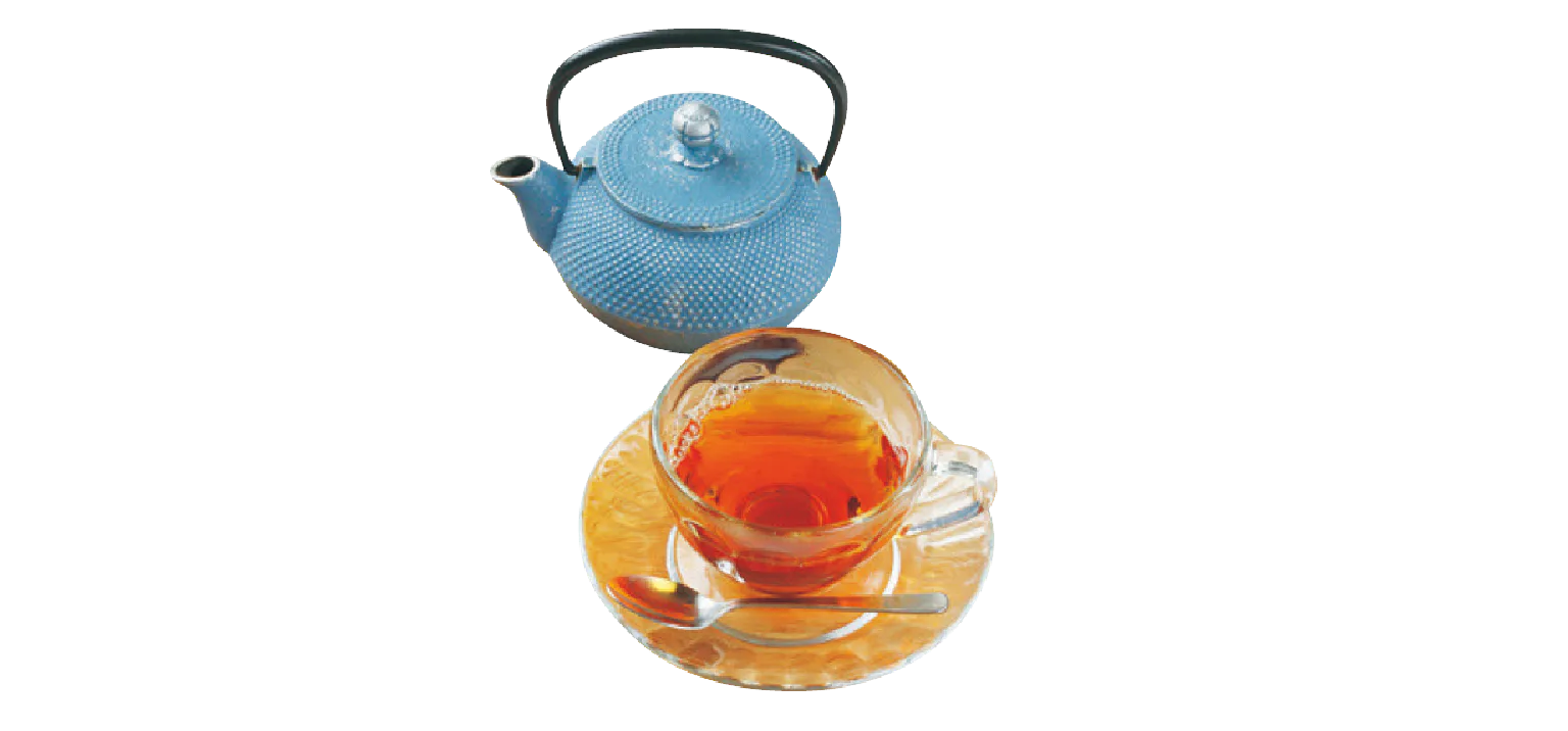 ヒバリカフェの紅茶の画像