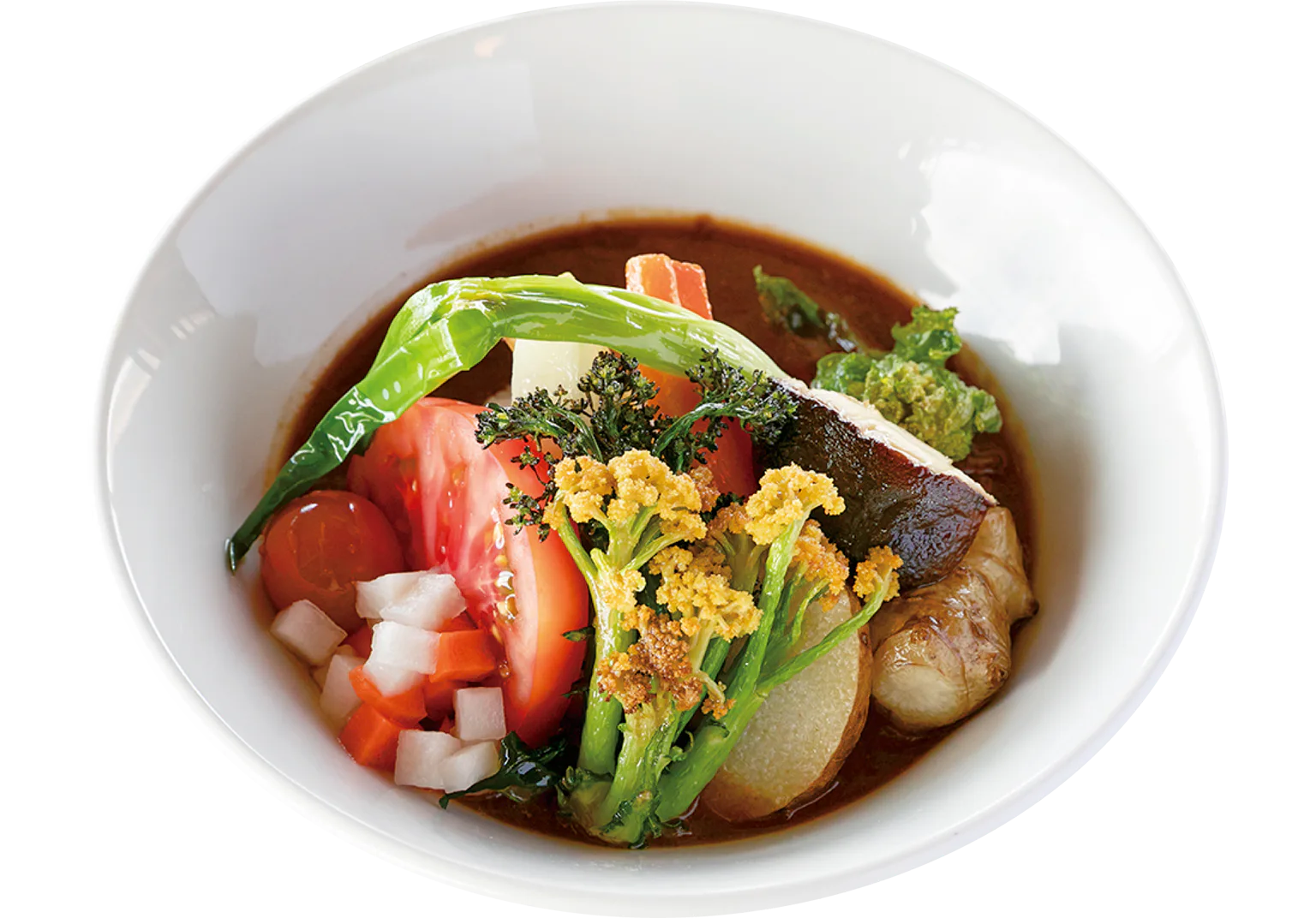 季節の野菜カレーの画像